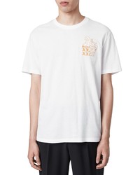 AllSaints Ex Mono Embroidered T Shirt