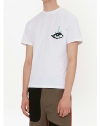 JW Anderson Eye Embroidered Logo T Shirt