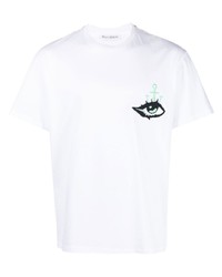 JW Anderson Eye Embroidered Logo T Shirt