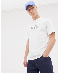 Parlez Fower T Shirt With Logo In White