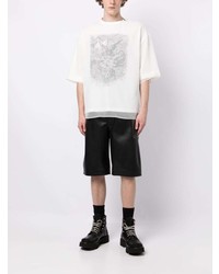SONGZIO Ghost Inferno Tulle Overlay T Shirt