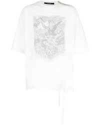 SONGZIO Ghost Inferno Tulle Overlay T Shirt