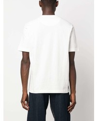 PS Paul Smith Happy Logo Embroidered Cotton T Shirt