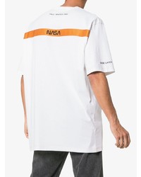 Heron Preston Inspired By Nasa Embroidered Cotton T Shirt