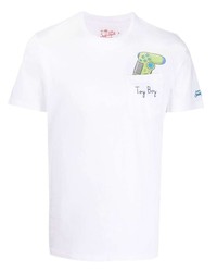 MC2 Saint Barth Joystick Logo Embroidered T Shirt