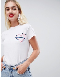 ASOS MADE IN Kenya T Shirt With Heart Embroidery