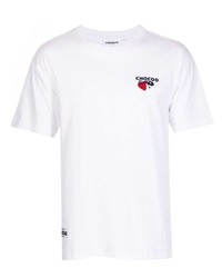 Chocoolate Logo Embroidered Cotton T Shirt