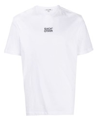 Each X Other Logo Embroidered Cotton T Shirt