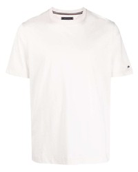 Tommy Hilfiger Logo Embroidered Cotton T Shirt