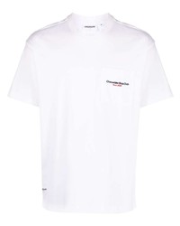 Chocoolate Logo Embroidered Cotton T Shirt