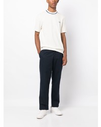 Fred Perry Logo Embroidered Knitted T Shirt