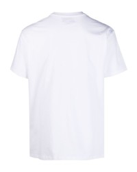 Maison Labiche Logo Embroidered Organic Cotton T Shirt