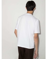 Lanvin Logo Embroidered Short Sleeve T Shirt