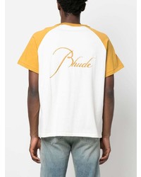 Rhude Logo Embroidered T Shirt