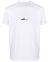 Maison Margiela Logo Embroidered T Shirt
