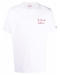 MC2 Saint Barth Logo Embroidered T Shirt