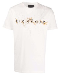 John Richmond Logo Embroidered T Shirt