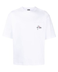 Kiton Logo Embroidery Cotton T Shirt