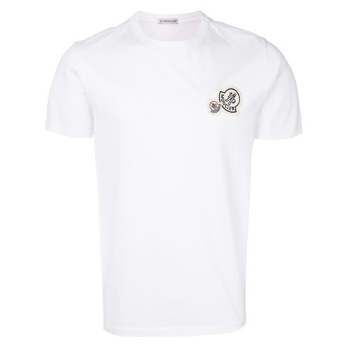 Moncler Logo Patch T Shirt, $240 | farfetch.com | Lookastic