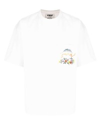 YMC Mountain Embroidered Pocket T Shirt