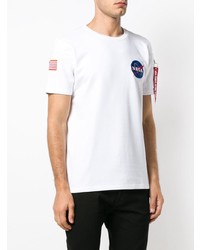 Alpha Industries Nasa Embroidered T Shirt