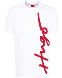 Hugo Oversize Embroidered Logo T Shirt