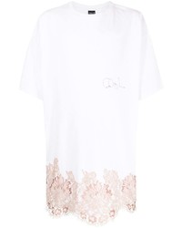 COOL T.M Oversized Lace Panelled T Shirt