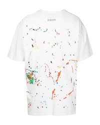 Mostly Heard Rarely Seen Paint Embroidered Cotton T Shirt