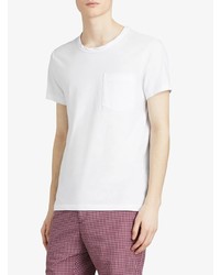 Burberry Pocket Detail Cotton Jersey T Shirt