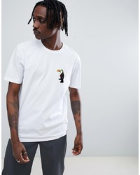 ASOS DESIGN Relaxed T Shirt With Toucan Chest Patch