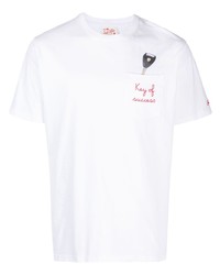 MC2 Saint Barth Slogan Embroidery Chest Pocket T Shirt