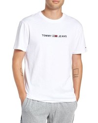 Tommy Jeans Small Text Embroidered T Shirt