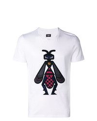 Fendi Super Bugs Embroidered T Shirt
