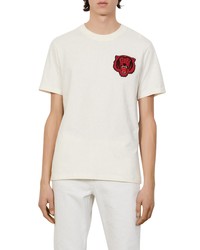 Sandro Tiger Patch T Shirt