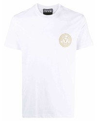 VERSACE JEANS COUTURE V Emblem Cotton T Shirt