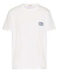 Valentino Vlogo Embroidered T Shirt