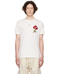 Dolce & Gabbana White Cotton T Shirt