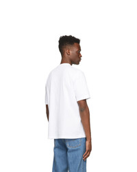 Lanvin White Embroidered Regular T Shirt