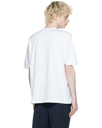 Manors Golf White Embroidered T Shirt