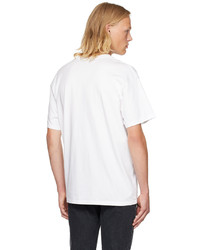 CARHARTT WORK IN PROGRESS White Embroidered T Shirt