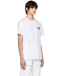 Alexander McQueen White Embroidered T Shirt