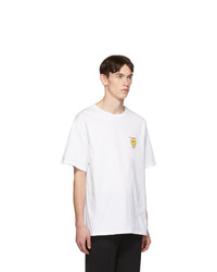 Vier White Facetasm Edition Smiley Patch T Shirt