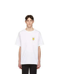 Vier White Facetasm Edition Smiley Patch T Shirt