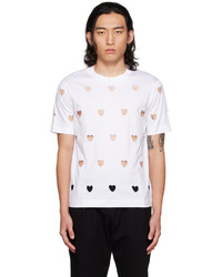 Simone Rocha White Heart Cutout T Shirt