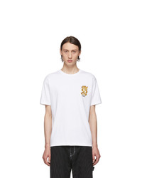 Kenzo White Limited Edition Embroidered Dragon T Shirt, $96 