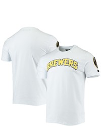 PRO STANDARD White Milwaukee Brewers Team Logo T Shirt At Nordstrom