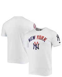 PRO STANDARD White New York Yankees Red White Blue T Shirt