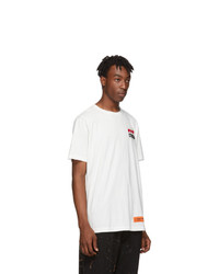 Heron Preston White Style Dots Regular T Shirt