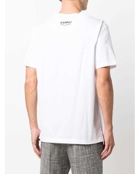 Canali X 8on8 Embroidered Detail Crewneck T Shirt