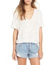 Amuse Society Lyndal Embroidered Top
